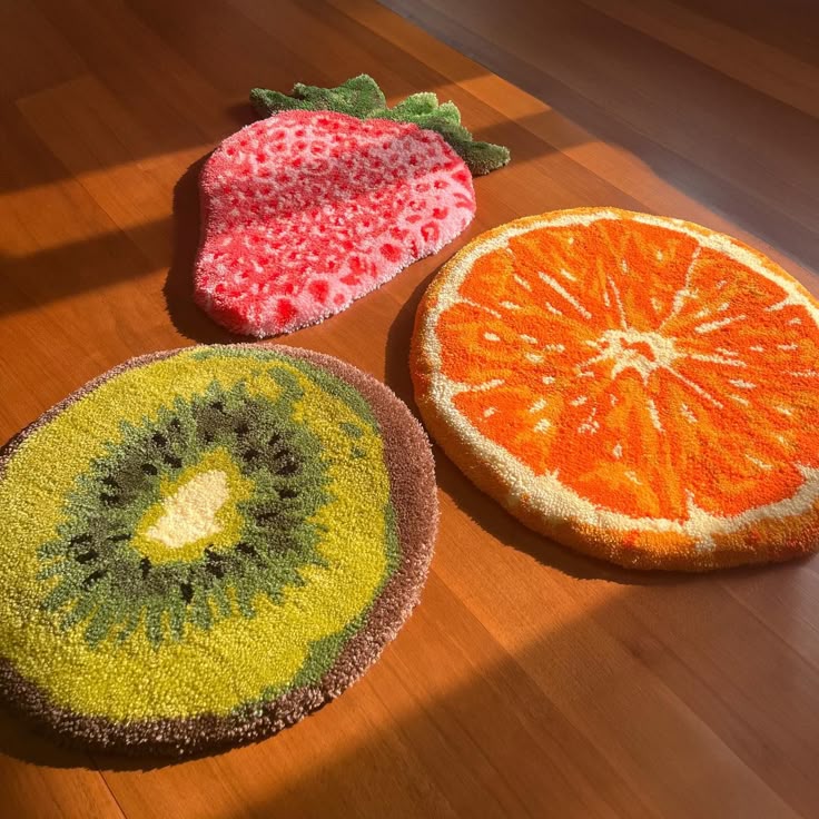 Fruit themed mats
